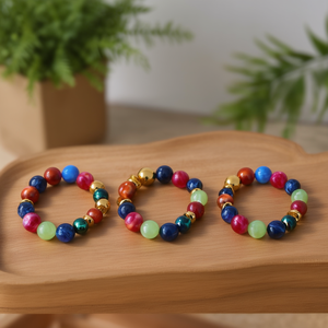 Fashion <b>Beaded</b> <b>Bracelets</b> 316L Stainless Steel PVD Gold Plating Sustainable Resistant Jewelry For Women <b>Men</b> Unisex Gift - Product Image 3
