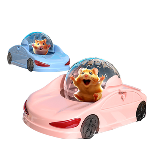 New Arrival Golden Hamster <strong>Racing</strong> Car Toy Eco-friendly Plastic Rolling Ball Small Pet Running <strong>Wheel</strong> Size S Hamster Exercise All - Product Image 1