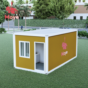 Paquete plano de madera de acero portátil moderno contenedor prefabricado hogar cocina jardín cobertizo edificio de oficinas sala de estar <span class=keywords><strong>tierra</strong></span> sin usar - Product Image 1