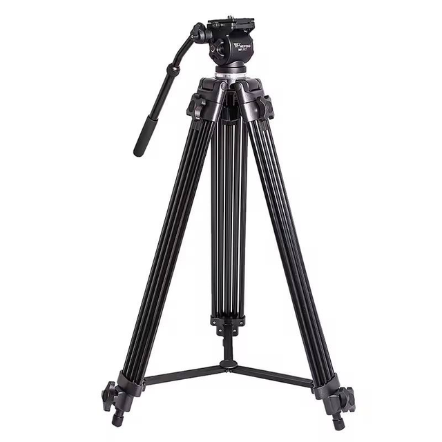 Hot Sales Weifeng 717 Tripod/monopod/Professional Camera Tripod WF717 Tripod Fluid Pan Head Three-dimensional Video Camcorder