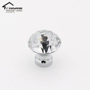 Verre Boutons En Cristal <span class=keywords><strong>Pour</strong></span> Commodes Tiroirs Armoires De Cuisine Moderne de Matériel de la Accessoires De Meubles Poignées - Product Image 5