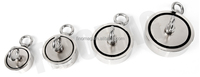 Kit de Magnets de Récupération Double Face Série 2400lbs à 4900lbs, Aimants Néodyme pour la Récupération de Métaux sur de Grandes Zones