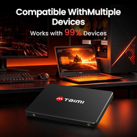 Unidad de Estado Sólido Taimi SATA III de 2.5 Pulgadas y 256 GB con NAND 3D para Computadora Portátil y de Escritorio, Expande el Almacenamiento y Acelera el Arranque