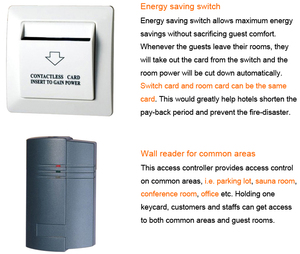 YGS-llave automática inteligente de ahorro de energía para hotel, llave rfid, interruptor de tarjeta de alimentación para hotel - Product Image 5