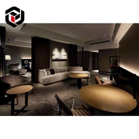 Fabricant de Foshan – Suites exécutives 5 étoiles personnalisables en bois massif, bureau moderne avec étagère de présentation pour chambre et appartement d'hôtel