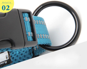<span class=keywords><strong>Collar</strong></span> para Mascotas de Poliéster Suave de Lujo, Transpirable, Duradero, con Malla de Aire Acolchada, con Logotipo Personalizado OEM, <span class=keywords><strong>Collar</strong></span> Retráctil Táctico Ligero para Perros y Gatos - Product Image 2
