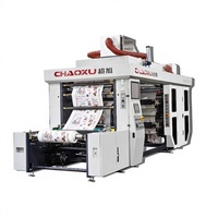 Machine d'impression flexographique à 4 couleurs de type empilable Chaoxu Machinery pour boîtes en papier, sacs en papier, sacs en plastique, emballages