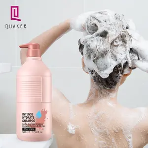 Qquaker最优惠的价格保湿添加闪亮护发产品批发强力保湿洗发水，用于干燥受损头发