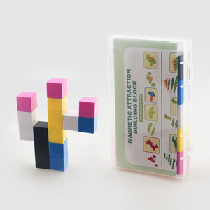 ELI TOYS Factory Juguete Educativo, Bloques de Construcción Magnéticos, Kit de Construcción 3D de <span class=keywords><strong>2</strong></span>.5cm con Bloques de Plástico para Niños - Product Image 4