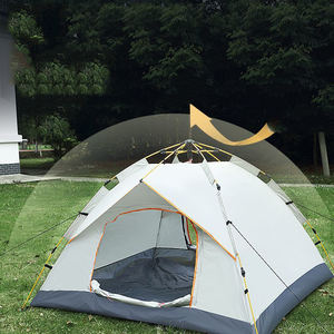 Tente de <span class=keywords><strong>camping</strong></span> familiale d'été grande capacité, imperméable, portable, coupe-vent, ouverture automatique rapide, camouflage, légère (2,8 kg) - Product Image 3