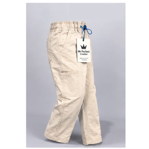 Pantalones Cargo de Algodón para Hombre con Bolsillos Laterales Utilitarios, Cintura Elástica, Corte Relajado, Costuras Duraderas y Estilo Moderno para el Día a Día - Product Image 1