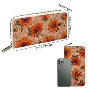 For Boshiho Women's Vegan Cork Leather Clutch <b>Wallet</b> PU Leather Short Slim RFID Card Holder Open Closure Type <b>Lady</b> Style Purse - Product Image 2