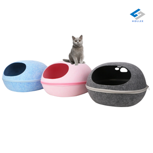 egg shaped cat bed