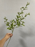 YOPIN-2880 Feuilles de buis artificielles suspendues, décoration florale de mariage, verdure de Ruscus italien au toucher réel
