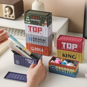 Mini đa chức năng kim loại lưu trữ box & tin bin phong cách mới phòng khách áp dụng công nghiệp phong cách mù Hộp quà tặng - Product Image 3