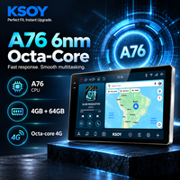 KSOY-04 Radio DVR Mobil Android Audio Mobil Android Layar Sentuh Universal Navigasi GPS Kamera 360 4+64G Wireless Carplay FM AM