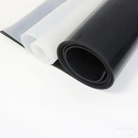Feuille de caoutchouc EPDM conductrice, produit d'usine, bonne absorption acoustique, feuille autocollante