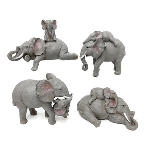 new product parent-child family <b>elephant</b> resin ornament European home <b>decoration</b> living room entrance handicraft <b>decoration</b> - Product Image 5