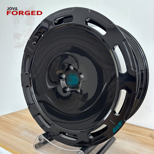 Nouvelles jantes forgées en alliage d'aluminium noir brillant de 24 pouces 5x130 Black Series Wheel W204 pour Mercedes G550 2020 - Product Image 4
