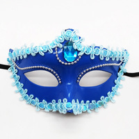 Masques pour les yeux en plastique électroplaqué avec strass pour femmes adultes, masques de fête élégants pour mariages et bals masqués