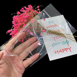 Sellado Adhesivo Plástico Poly Opp Celofán Bolsa en Stock Opp bolsa autoadhesiva transparente - Product Image 4