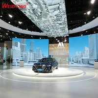 Plataforma Giratoria para Exhibición de Automóviles, Portátil, Fácil de Instalar, Ultrasilenciosa