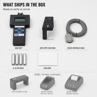 Vérificateur de codes-barres industriel RJS D4000, scanner laser croisé, inspecteur de codes-barres durable en ABS, certifié ISO, en stock