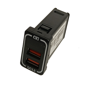 USB Socket Wiht Voltmeter <strong>Car</strong> Charger PD QC3.0 Dual Fast Charge Suitable for corolla highlander <strong>Car</strong> Newest Customize Charge <strong>Jack</strong> - Product Image 1