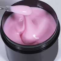 1KG Gel UV blanc laiteux pour ongles, Gel de construction pour extensions plus résistant, Qualité très bonne, Rose clair, Recharge de matière première 1000ML