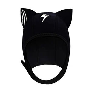 Gorro de Buceo de Neopreno de 3mm con Orejas de Gato de Dibujos Animados, Gorro de Snorkel Ajustable, Térmico, para Natación y Buceo, Unisex, Protector de Cabeza para Traje de Neopreno - Product Image 3
