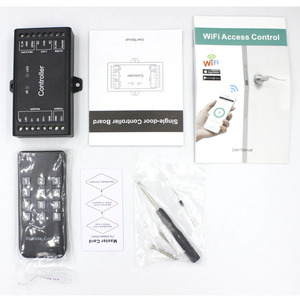 App gestione degli utenti DC 12V Wiegand ingresso senza uscita NC COM Tuya Smart Wifi pannello di controllo di accesso remoto per serrature elettriche - Product Image 4