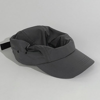 Gorra de Nailon Personalizada con Logotipo, Material de Nailon, Sin Estructura, Ala Curva, 5 Paneles, Ligera, Impermeable, Gorra de Surf, Gorra de Campamento, Gorra para Correr