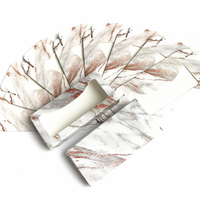 Vente en gros de boîtes d'emballage de cils en papier Fournisseurs en vrac de bandes de faux cils en vison avec logo personnalisé