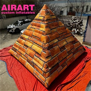 Ai Cập yếu tố trang trí <span class=keywords><strong>Inflatable</strong></span> kim tự tháp, bơm hơi khổng lồ kim tự tháp xây dựng cho triển lãm - Product Image 1