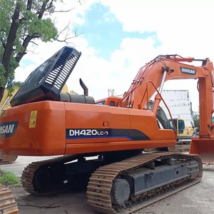 Excavatrice sur chenilles d'occasion DOOSAN DH420LC, modèle 2017, 42 tonnes, moteur et pompe, équipement de construction - Product Image 6