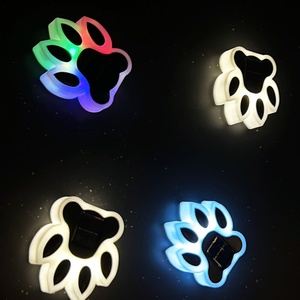 Lampes solaires LED IP65 étanches à intensité variable avec batterie incluse, en forme de patte de chat, pour jardin, cour, pelouse, balcon, paysage nocturne - Product Image 3