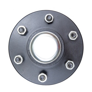 Nouvel ensemble d'essieu de remorque 5 sur 5,5 pouces avec moyeu et broche, roulements L68149 et L44649, charge utile maximale de 3500 LBS - Product Image 5