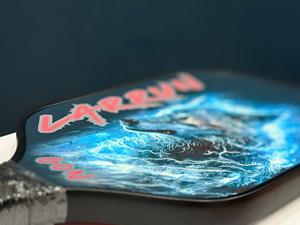 ไม้พายพิคเคิลบอล EAVX OEM ทำจากไฟเบอร์กลาส ไร้ขอบ น้ำหนักเบา แกน PP รังผึ้ง ทนทาน กันน้ำ จุดตีที่กว้าง - Product Image 6