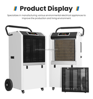 Déshumidificateur industriel portable à compresseur rotatif pour conduits d'air d'entrepôt