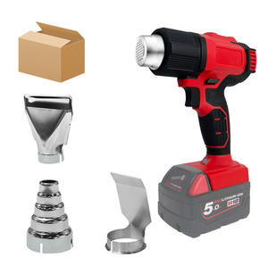 Pistolet à air chaud portable à batterie lithium, haute puissance, rechargeable, à température réglable, pour usage transfrontalier, idéal pour le <span class=keywords><strong>chauffage</strong></span> de films thermorétractables - Product Image 5
