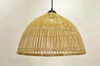 Plafonnier suspendu en bambou et rotin, design créatif moderne, éclairage d'intérieur, luminaire décoratif de plafond, abat-jour, création de Designer