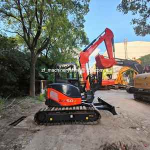 Excavadora Japonesa de 5 Toneladas de Segunda Mano, Hitachi Zx50u Zx50 con Cuchilla, Excavadora Usada Hitachi Zx50U ZX50 en 90% de Estado Nuevo - Product Image 2