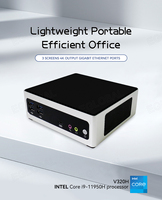 Potente Ordenador de Ocho Núcleos Core I7-10870H, Compatible con Win10/11 Pro, HD DP, 4K, USB, WiFi5, D4 RAM, Máximo 64 GB, Enchufe AU US CN, Mini PC de Oficina