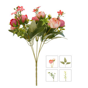 وردة صناعية، لا تحتاج إلى صيانة للديكور الداخلي/الخارجي، مناسبة للأعراس - Product Image 5