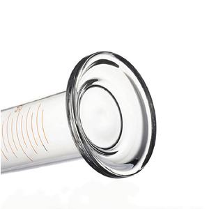 Tabung pengukur kaca borosilikat tinggi laboratorium 50 100 250 500 1000ml merek OEM Yaohua - Product Image 5