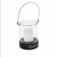 Lanterna da Campeggio Ricaricabile USB con Effetto Fiamma LED, Maniglia per Appendere, Power Bank, Impermeabile IP44, Dimmerabile per Patio, Glamping, Illuminazione di Emergenza