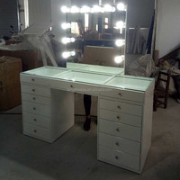 Kingshadow — miroir pour Salon de beauté et Salon de beauté, Table de coiffure, miroir de maquillage