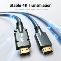 Cable Óptico Activo Profesional 4K HDMI 2.0 AOC 18Gbps de Alta Resistencia 4K 60Hz para Cine en Casa, Monitor, Proyector, TV