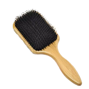 Cepillo de pelo de madera de bambú personalizable con tipo láser Uso en el hogar Cojín de aire Jabalí Peine de cerdas a granel - Product Image 2