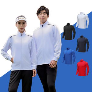 <b>Workout</b> Quick Dry <b>Jackets</b> Breathable Polyester With Spandex Light Weight Running <b>Jackets</b> Unisex Gym Zipper <b>Jackets</b> - Product Image 4